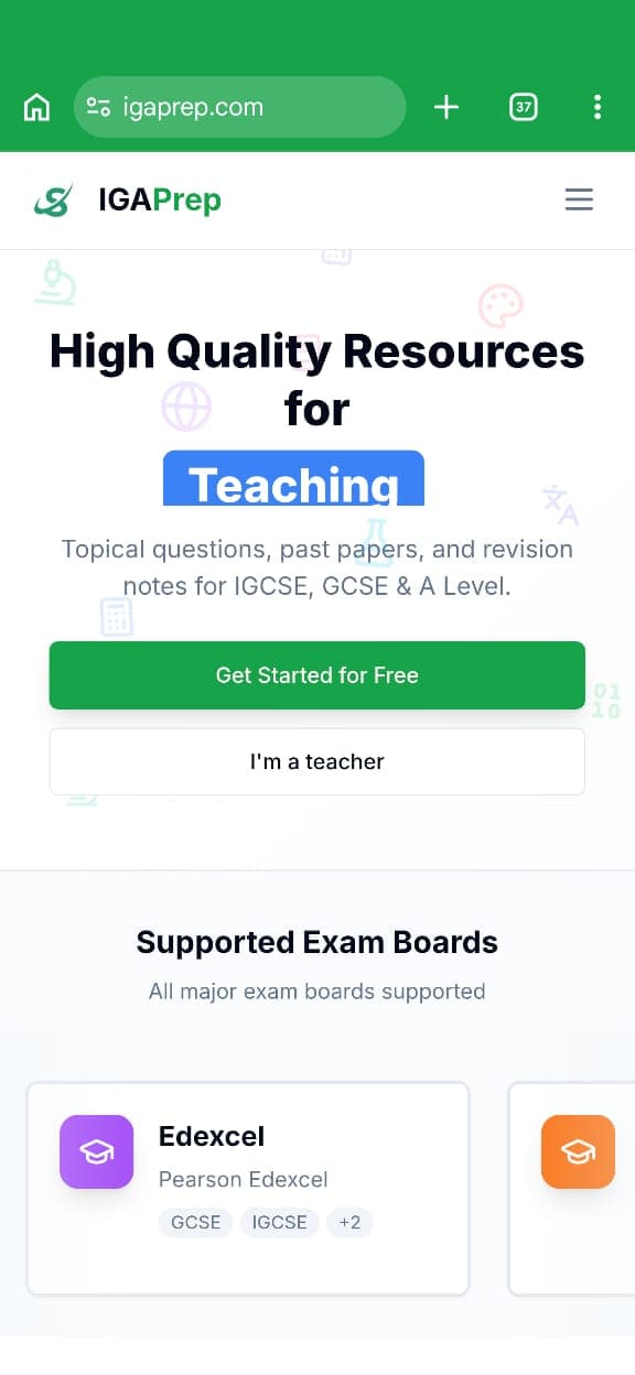 iGaPrep adaptive exam preparation platform screen